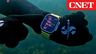 Apple Watch Ultra Scuba Diving with Oceanic Plus App 🤿 [upl. by Car]