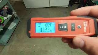 HILTI PDS 200 FT COMPACT LASER RANGE METER [upl. by Ennayhc436]