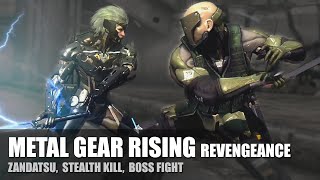 METAL GEAR RISING REVENGEANCE  Combat Animations [upl. by Niltag]