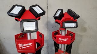 Milwaukee M18 Gen 2 Rocket Tower Light Review and Comparison to Gen 1 [upl. by Gnuy409]