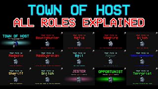 Among Us Town of Host  ALL ROLES EXPLAINED [upl. by Sarson861]