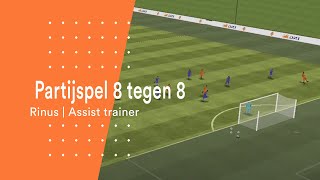 Partijspel 8 tegen 8  Aanvallen  Rinus [upl. by Trebmal]