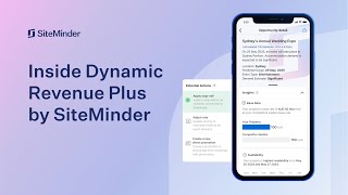 Inside Dynamic Revenue Plus by SiteMinder [upl. by Gerlac63]