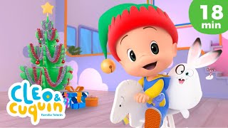 🎄ESPECIAL DE NAVIDAD 🧑‍🎄 con Cleo y Cuquín  Villancicos infantiles para niños [upl. by Cotsen987]