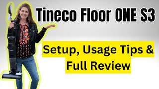 Guide to Tineco Floor ONE S3 Unboxing Setup amp Usage Tips [upl. by Felizio]