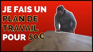 COMMENT FAIRE UN PLAN DE TRAVAIL PAS CHER ‼️👷🏻‍♂️ TUTO [upl. by Rahr535]