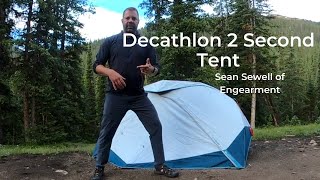 Decathlon Quecha 2 Seconds EASY Tent  NEW Quick Set Up Tent [upl. by Nelak]