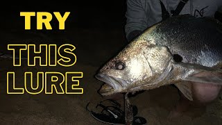 Hardbody Jewfish  Beach fishing for Tailor Salmon Mulloway  NSW [upl. by Peirce]