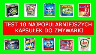 Test 10 Najlepszych Tabletek do Zmywarek Które kapsułki są najlepsze [upl. by Ainot207]