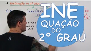 INEQUAÇÃO DO 2º GRAU [upl. by Ninahs]