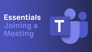 How to Join a Meeting  Microsoft Teams Essentials [upl. by Romano]