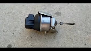 VW TDI 20 common VNT turbo waste gate actuator adjustment CBEA CJAA [upl. by Quinn]