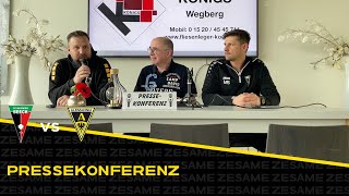 Pressekonferenz nach FC WegbergBeeck  Alemannia Aachen [upl. by Ahseik864]