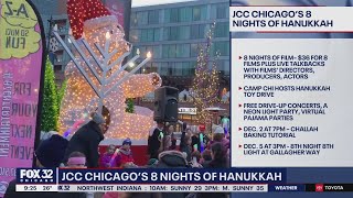 JCC Chicago celebrates 8 Nights of Hanukkah [upl. by Eiblehs]