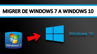 COMMENT PASSER DE WINDOWS 7 A WINDOWS 10 [upl. by Wrdna]