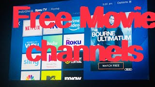 Free movie channels apps from Roku TV [upl. by Niwde]