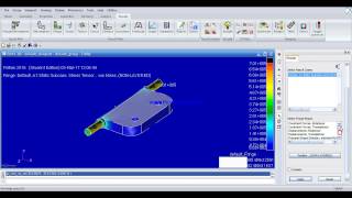 MSC Nastran Patran Tutorial Static Structural Analysis [upl. by Larentia45]