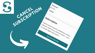 How to Cancel Scribd Subscription [upl. by Yerroc]