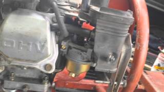 Idle Adjustment Honda GX160 and Honda Clones [upl. by Aneehsat]