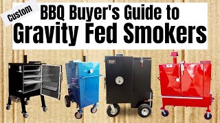 How to make a HOMEMADE GRAVITY FED BBQ SMOKER  best butts and brisket EVER [upl. by Tsirc]