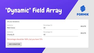 React FieldArray Form Tutorial Using Formik Yup and materialui [upl. by Sacul]