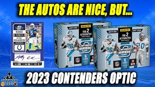 THE AUTOS ARE NICE BUT 2023 Contenders Optic Football Hobby Box [upl. by Babita]