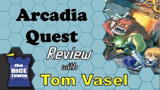 Arcadia Quest Review  with Tom Vasel [upl. by Aeki]