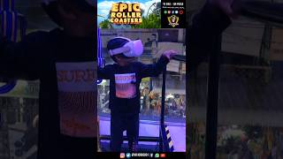 The Epic Roller Coaster VR  VR Kings Fun World vrgaming vrvaniyambadi [upl. by Llecrad]