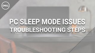 How to Wake Up Computer from Sleep Mode Windows 10 Official Dell Tech Support [upl. by Nosbig]