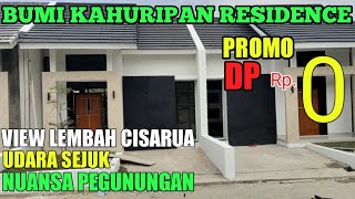 BUMI KAHURIPAN RESIDENCE Perumahan Cimahi  Bandung Barat View Lembah Cisarua [upl. by Rettke]