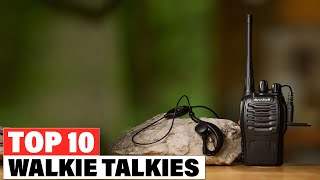 Top 10 Best Walkie Talkies On Amazon [upl. by Ykcor]