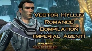 SWTOR Vector Hyllus Romance Compilation Imperial Agent [upl. by Nilrac]