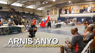 Double Stick Arnis Anyo  Team Philippines  2018 World Championships [upl. by Elbam233]