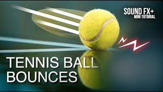 Tennis Ball Bounce  Sound Effect [upl. by Cassiani]