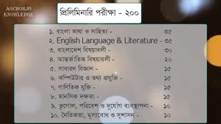 BCS Syllabus And Mark Distribution FULL  Preliminary Written Viva [upl. by Azal29]