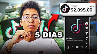 Cómo MONETIZAR TIK TOK subiendo videos en Latinoamérica Sin ser famoso [upl. by Etnecniv]