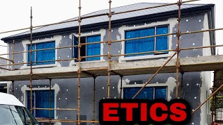 How to do External Wall Insulation Project 3 part 1 Retrofitting a House EWIETICS [upl. by Lodhia]