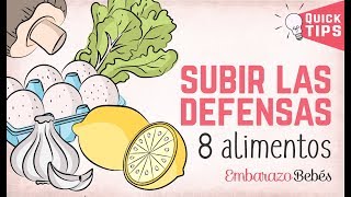 8 ALIMENTOS para SUBIR LAS DEFENSAS 💪🍋 ¡Fortalece tu sistema inmunológico [upl. by Oguh]