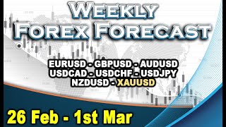 🟩Weekly Forex Forecast 26 Feb  1st March [upl. by Samal]