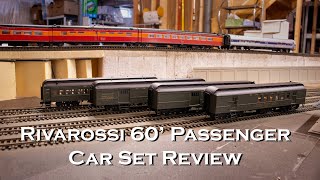 Rivarossi 60 HO Passenger Car Set Unboxing amp Review [upl. by Nwahsal]