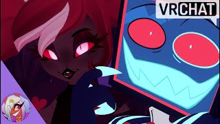 VOX amp VELVETTE RUIN EVERYTHING  Hazbin Hotel Vrchat Funny Moments [upl. by Pilif856]