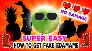 NO DAMAGE❤️ HOW TO GET FAKE EDAMAME🍈in  SECRET STAYCATION  ROBLOX [upl. by Ateerys791]