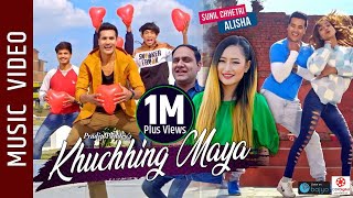 Khuchhing Maya  New Nepali Song  Pradip Pandey Melina Rai  Sunil Chhetri Alisha Sharma [upl. by Attenauqa]