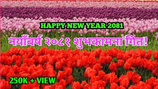 Nepali New year song 2081 naya barsa subhakamana song 2081  शुभकामना गित २०८१  new year song [upl. by Shawnee]