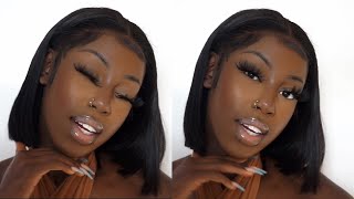 SIMPLE BIRTHDAY GLAM MAKEUP TUTORIAL  DARKSKIN [upl. by Darooge402]