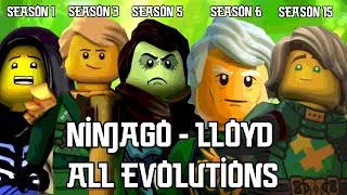 Lloyd  All Evolutions  All Seasons Season 1  15 Character Spot 10 Years  Ninjago [upl. by Euphemiah]