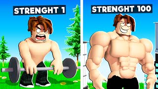 UPGRADING LOGGY TO THE STRONGEST MAN IN ROBLOX [upl. by Maryanne]