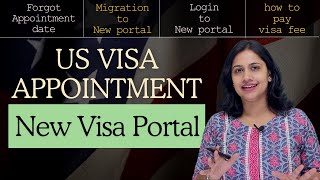 USA Visa Appointment Booking  NEW PORTAL  New CGI Portal [upl. by Joellen]