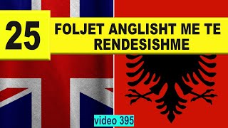 Anglisht I 25 Foljet anglisht me te rendesishme I Anglisht shqip perkthim I video 395 [upl. by Aramoix]