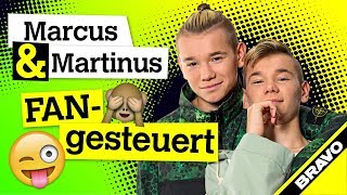 Marcus amp Martinus im Interview Verrückte FanChallenges [upl. by Gula846]